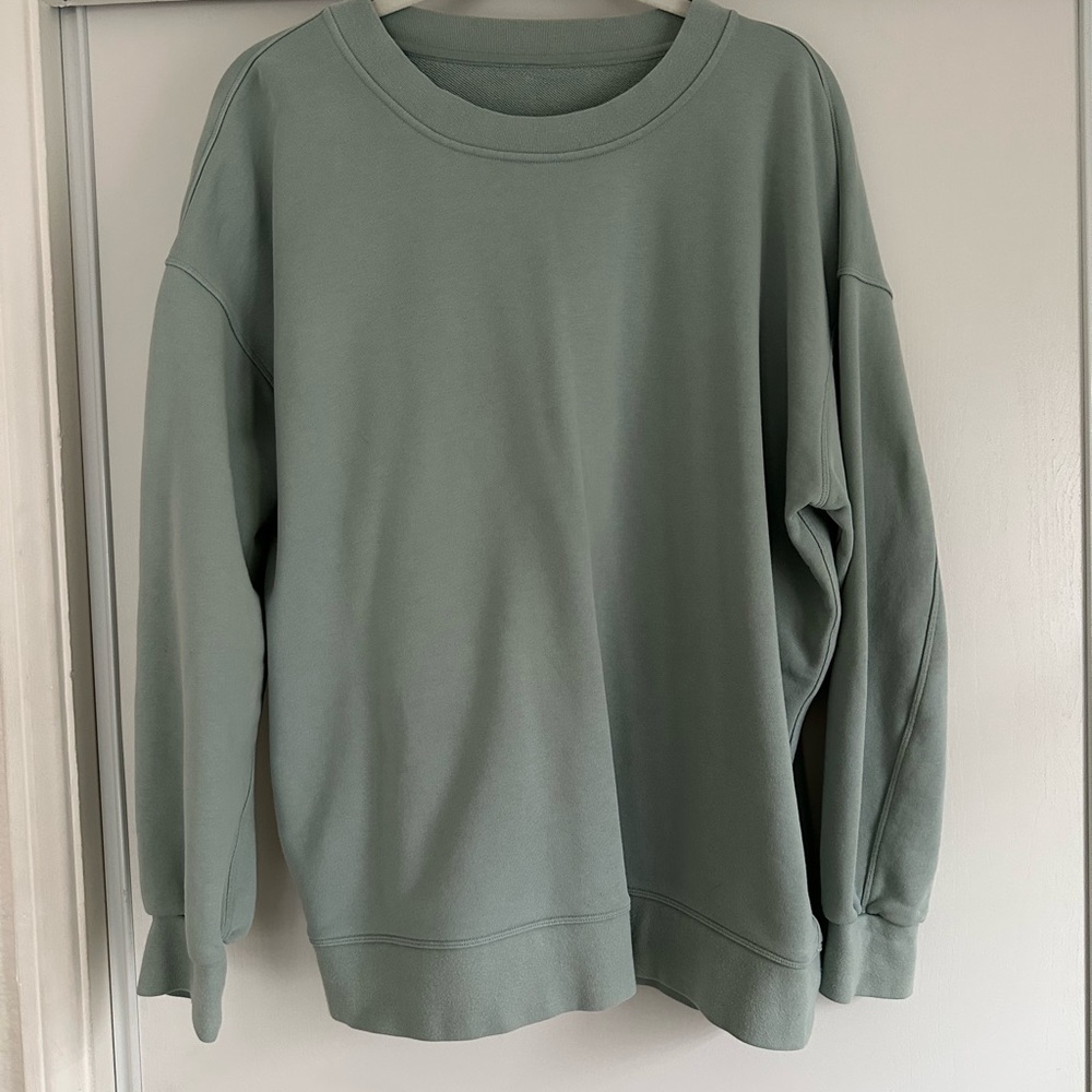 Lululemon Perfectly Oversized Crew – Size 8 (Color: SVBL)